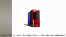 Logisys CS308RD Ruby Red 10-Bay Atx Mid Tower Window Case with 480W PSU Black, red Review