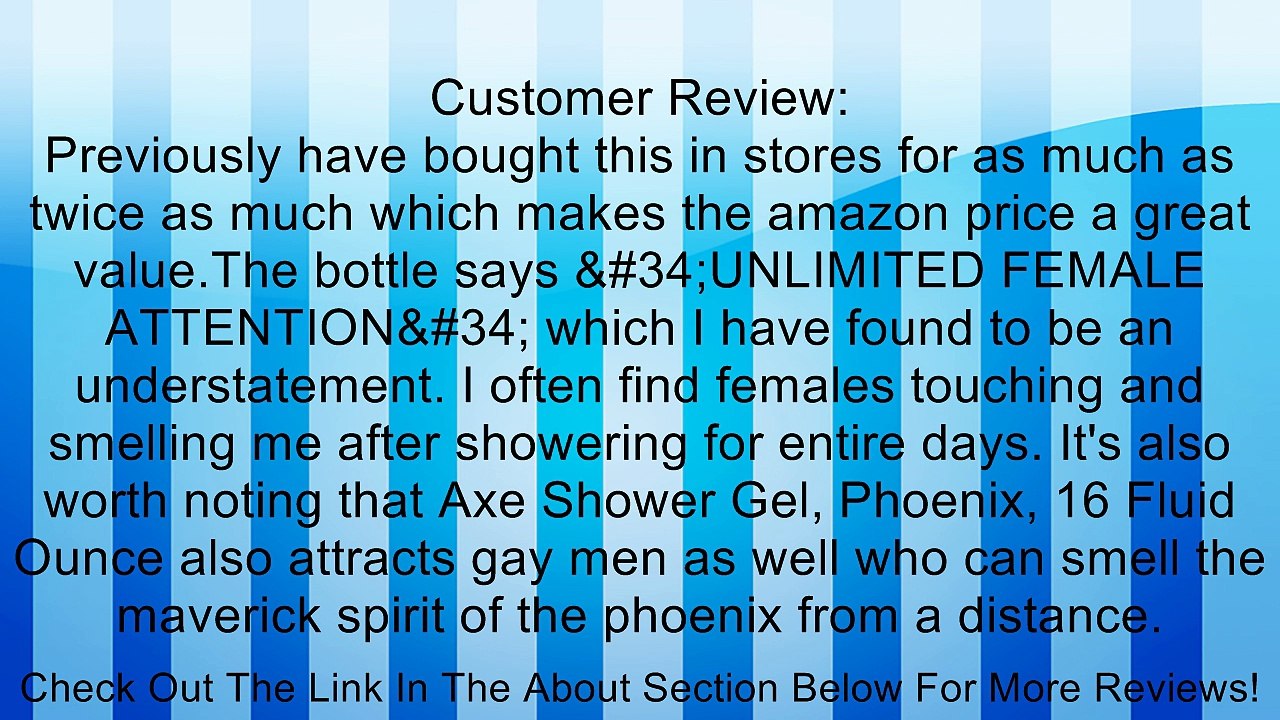 AXE Shower Gel - Phoenix - 16 oz Review