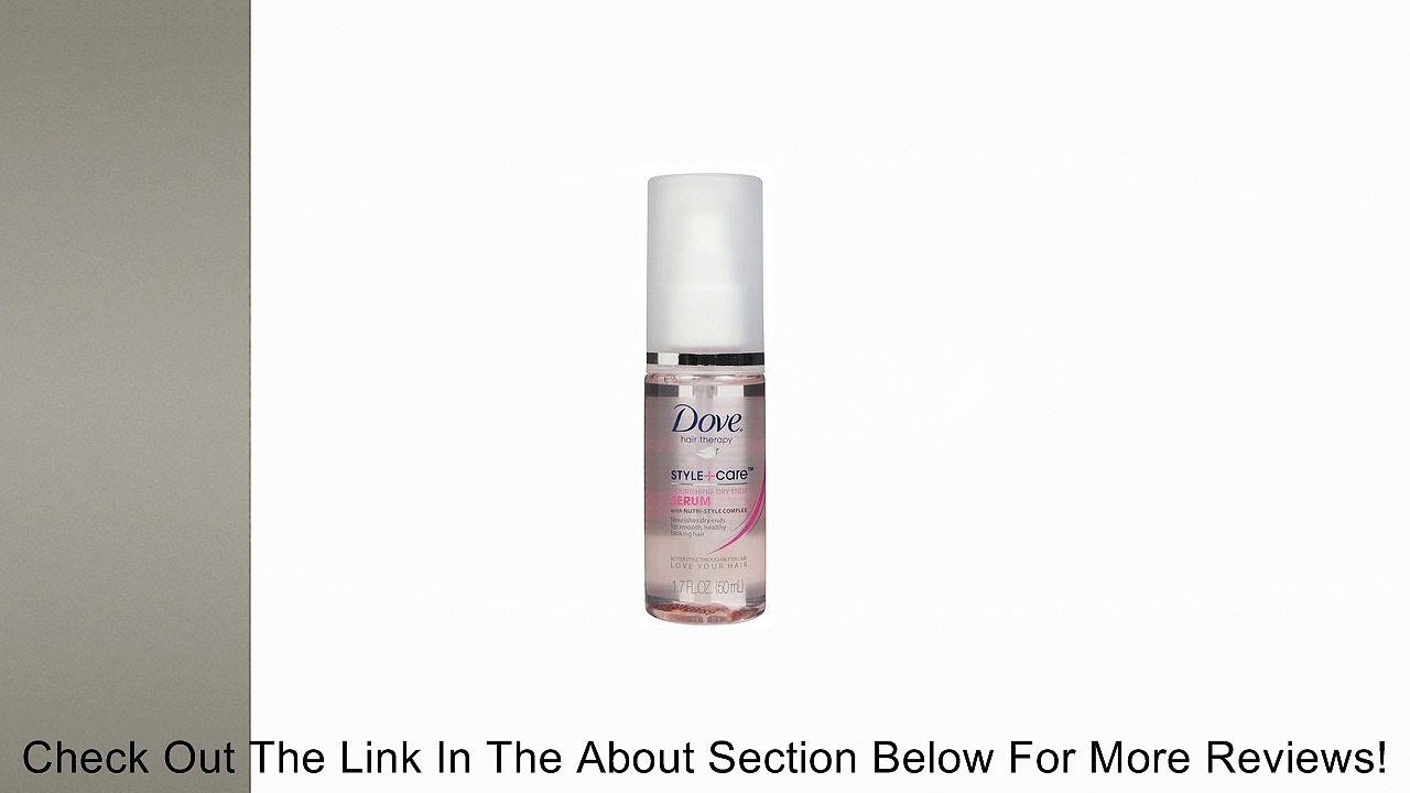Dove Style + Care Nourishing Dry Ends Serum, 1.7 oz (Quantity of 3) Review