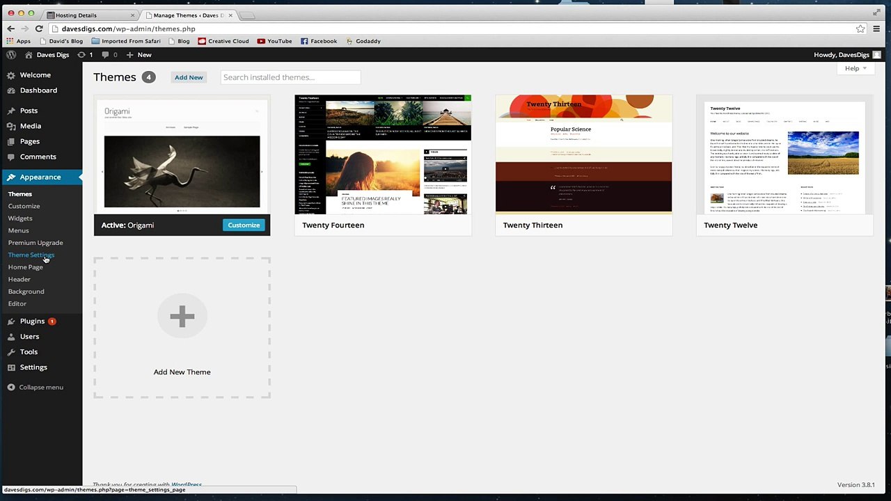 How to set up a quick Wordpress website in 10 minutes. 2014