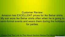 Ike Behar Big Boys' Long Sleeve Micro Plaid Dress Shirt, Blue, X-Large Review