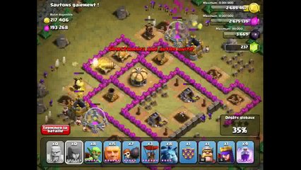 (Campagne solo) 'Sautons Gaiement'   Clash of Clans FR[1]