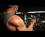 Female Muscle Building Sexy Blonde Female Bodybuilder FBB Biceps Abs Pose Babe Six Pack