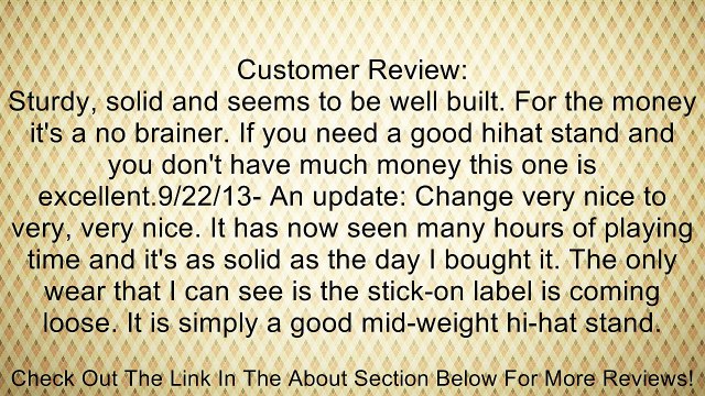 BSX Drums HH-600 Hi-Hat Stand Review