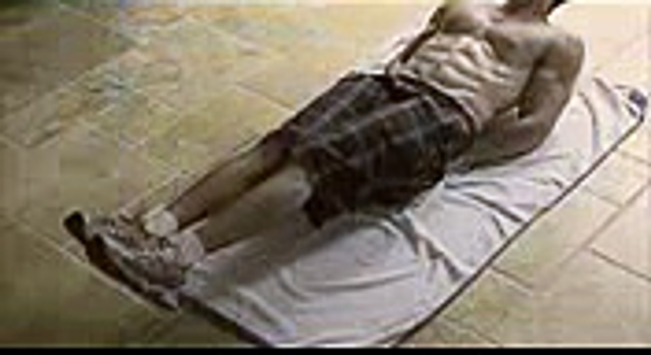 Sexy Man with Great Abs teaches Six Pack Abs Core Workout