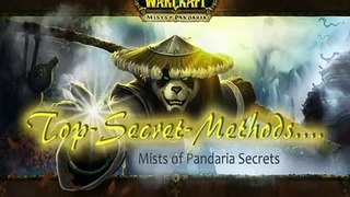 Mists Of Pandaria Secrets...