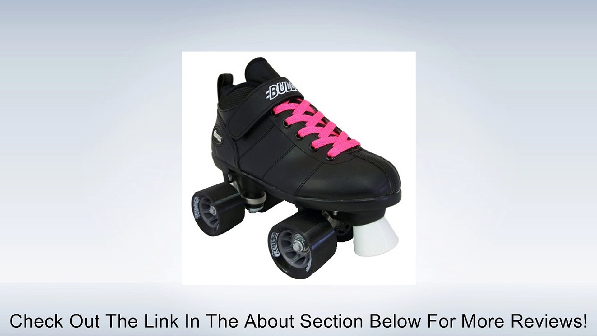 ⁣Chicago Bullet Black Speed Skates - Chicago Speed Skates - Pink Laces Review