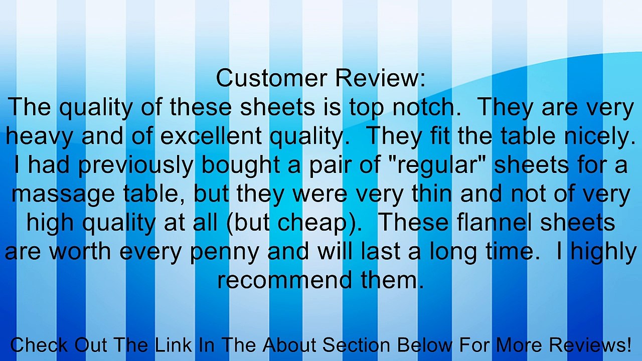 Royal Massage Deluxe Flannel 3pc Sheet Set - Face Cover, Fitted and Flat Sheet - Charcoal Review