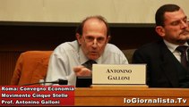 Euro dentro o fuori: convegno 5 Stelle, Prof. Galloni