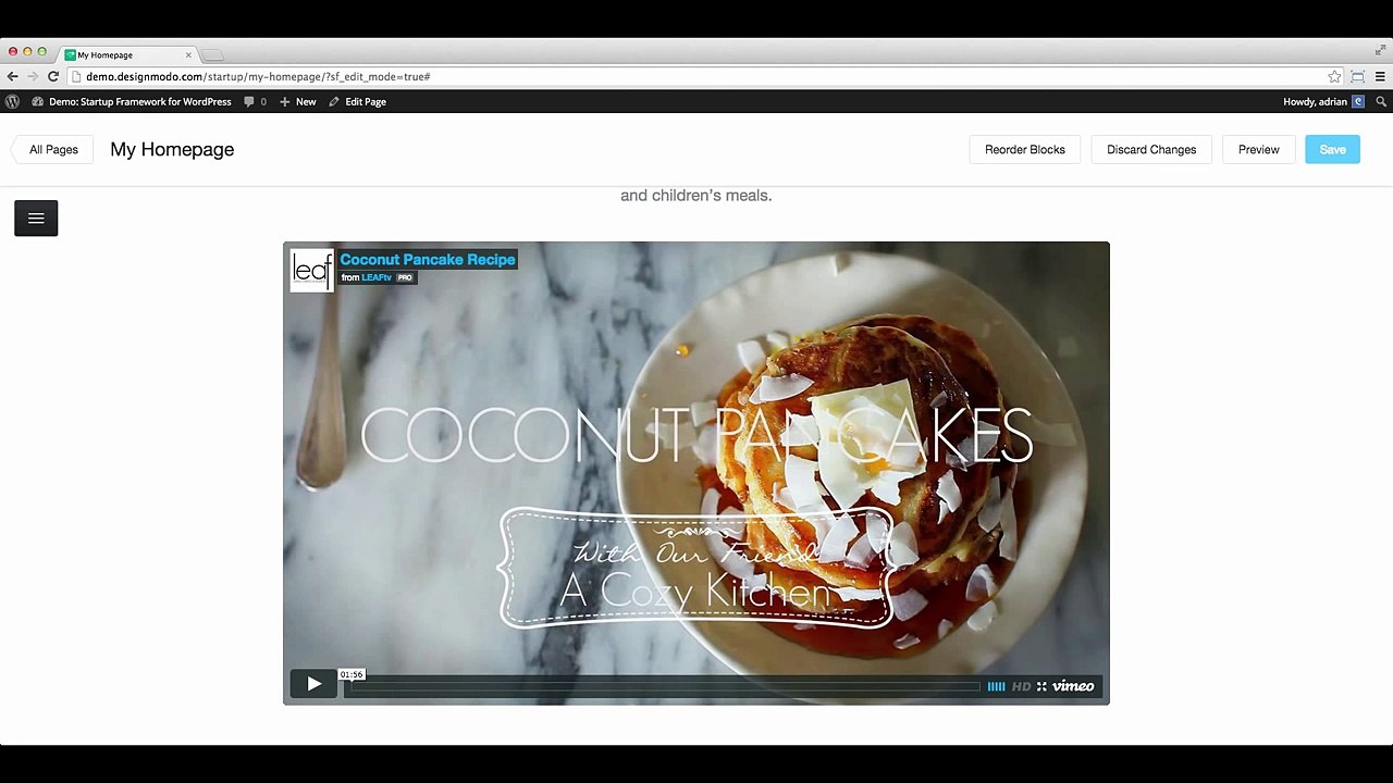 Creating a Website with Startup WordPress Theme