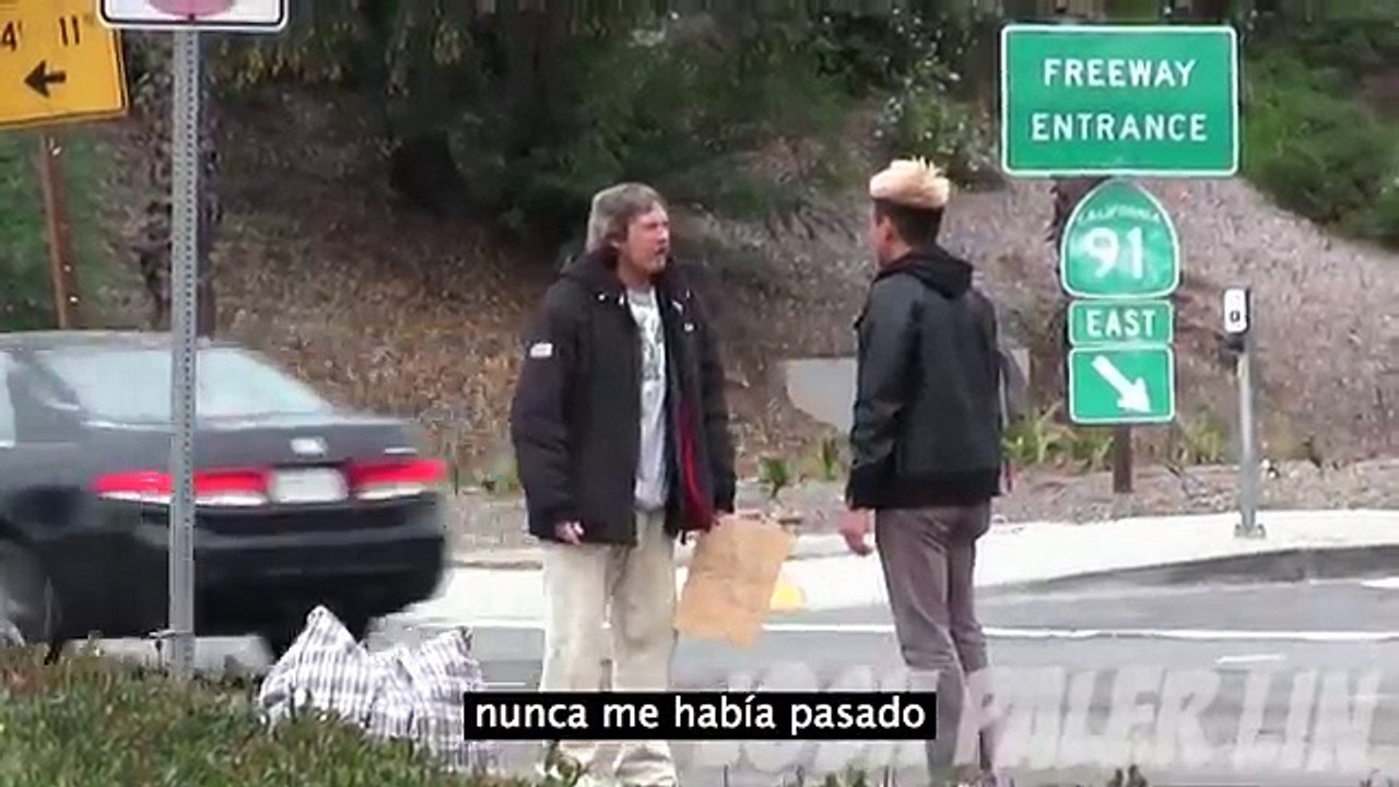 Cómo un hombre sin hogar gasta su dinero?
