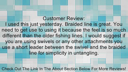 Suffix 832 Advanced Superline Braid -300 yards Review