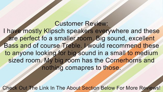 Klipsch HDT-600 Home Theater System Review