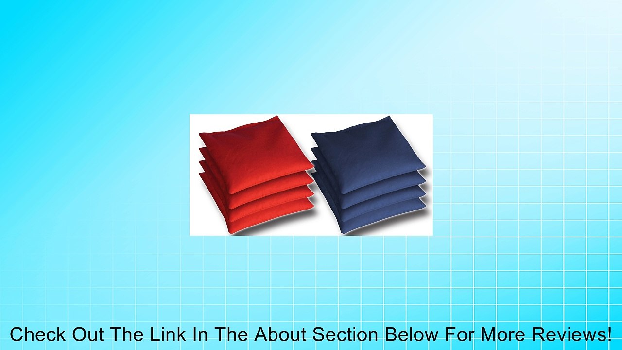 Baggo 1151 Official 9.5-Ounce Replacement Baggo Bean Bags, Red and Navy Review