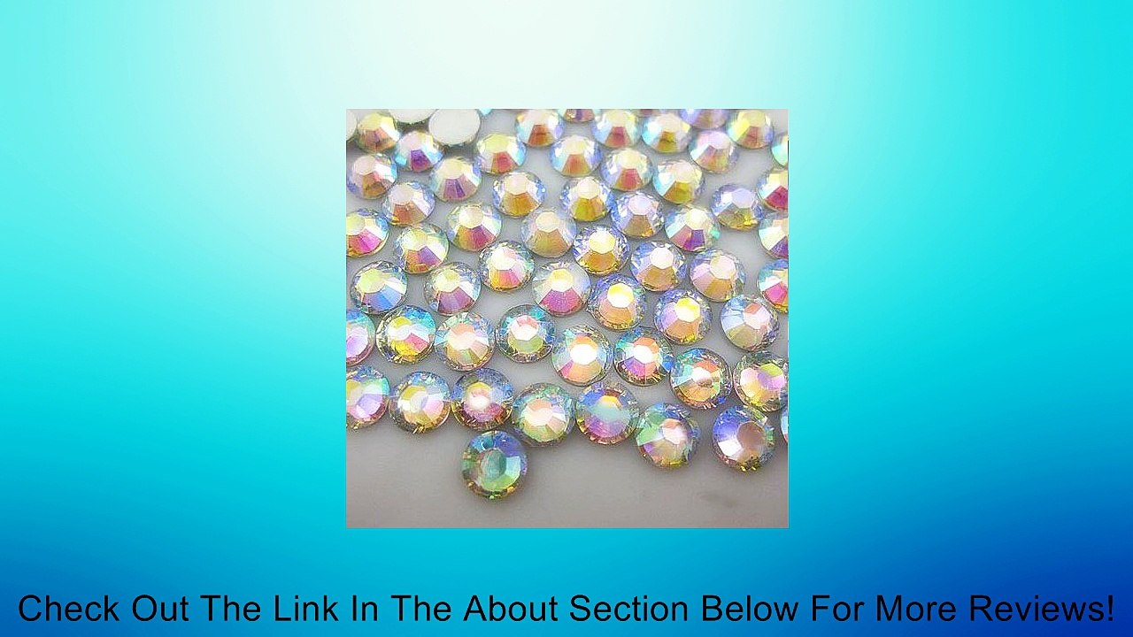 LOVEKITTY AB Clear - 500 Pc 3mm & 5mm Mixed Acrylic Rhinestones Round Flatback 14-facet (High Quality) Review