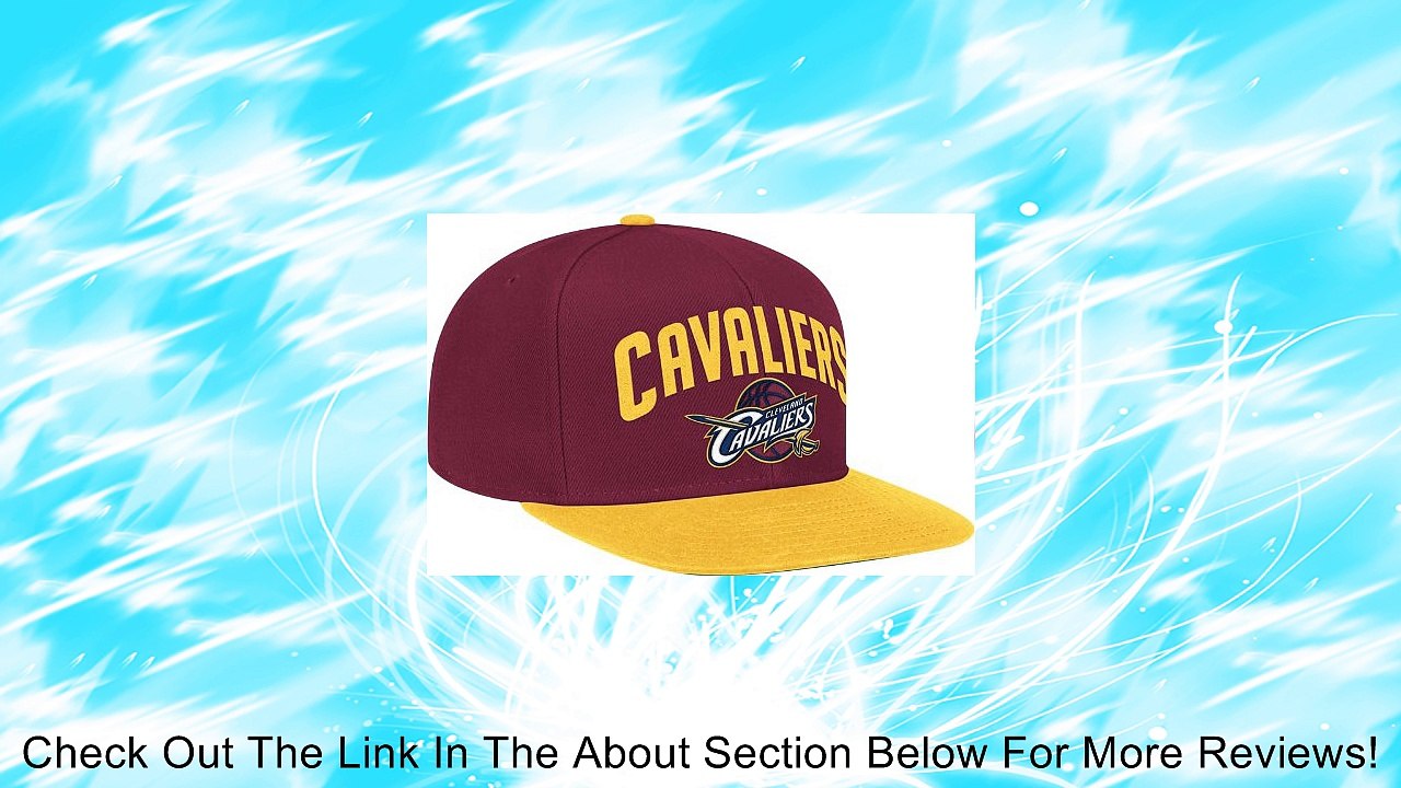 NBA Cleveland Cavaliers Wool Blend Adjustable Snapback Hat, One Size,burgundy/gold Review
