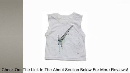 Nike "Dripping Swoosh" Boy's White Cotton Tank Top Review