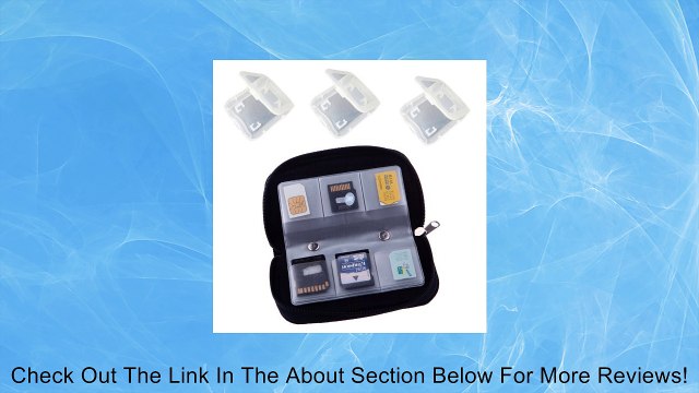Micro-Tech� Memory Card Carrying Case - Black + 3 FREE Clear cases Review