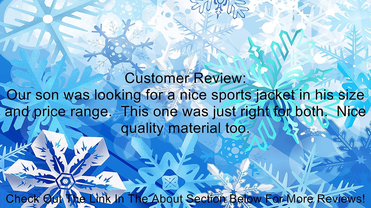 adidas Big Boys' Youth Pro Model Jacket, Dark Onix/Bright Blue, Small Review