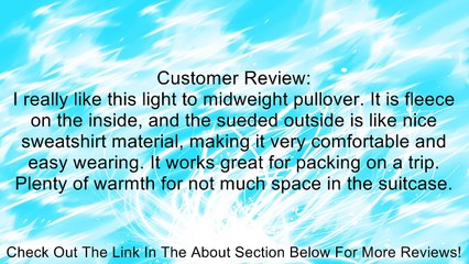 Arrow Men's Partial-Zip Sueded  Pullover Review