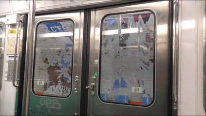 MP73 : Signal sonore et fermeture des portes d'une rame de la ligne 6 du métro parisien