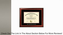 Personalization by Gold Embossing - Premium Satin Rich Mahogany with Gold Accents University Diploma Frame - Top mat (Black) Inner mat (Maroon) - Personalized Embossed College Certificate Wood Frame Review