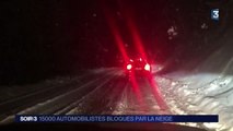 Savoie : 15 000 automobilistes bloqués par la neige