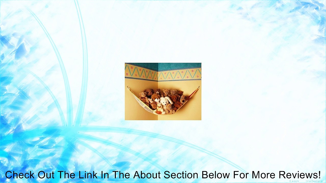 Teddy Hammock JUMBO Toy Storage Net - White Review