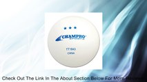 Champro 3 Star Seamless Table Tennis Ball (White) Review