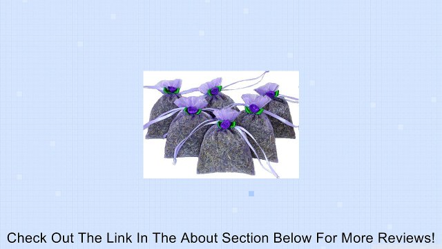 Zziggysgal Twelve Lovely 3x4 Sachets Filled with Organic French Lavender & Decorated with a Ribbon Rosette Review
