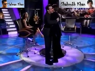 salman khan and shahrukh khan in kbc