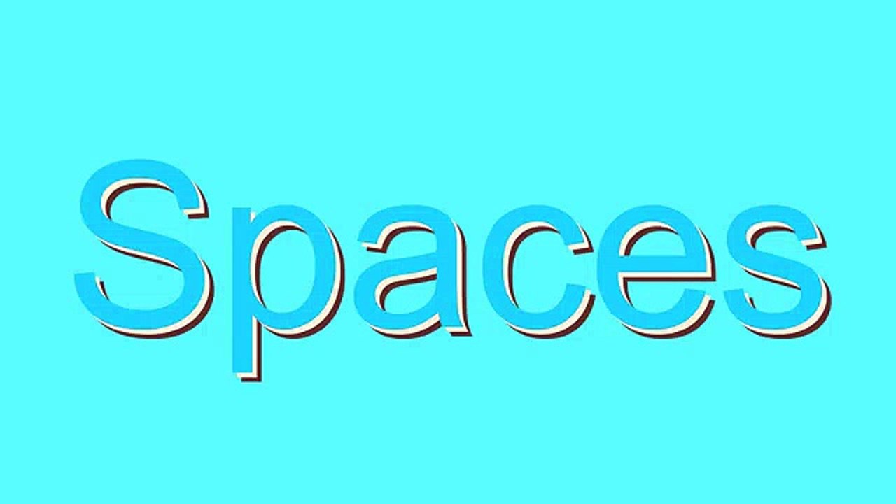 How to Pronounce Spaces