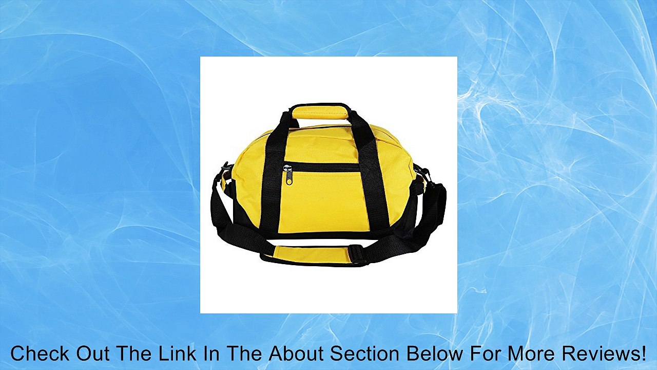 14" Small Duffle Bag Two Toned Gym Travel Bag Review