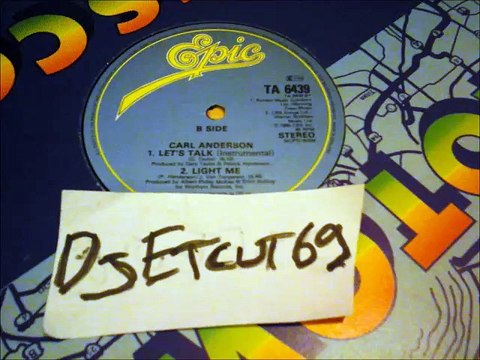 CARL ANDERSON -LIGHT ME(RIP ETCUT)EPIC REC 85