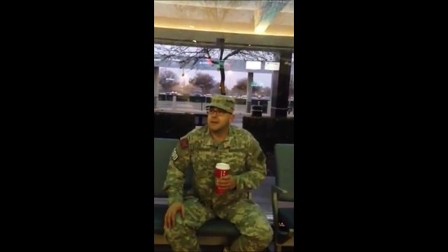 Man Impersonating A Soldier To Get 20% Off Coffee At Airport Gets Called Out By A Real Soldier