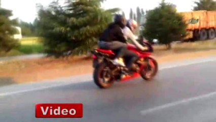 Tek Tekerlek Üzerinde 200 Kilometre Hız