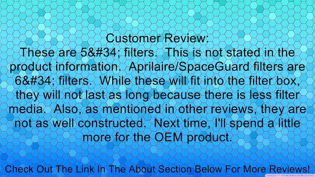 Rps Air Cleaner Filter Adjustable 20 X 24 X 6 Polyester Washable Review