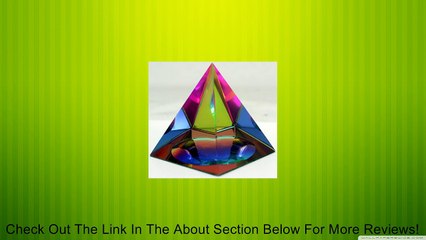 Amlong Crystal� Iridescent Pyramid - Rainbow Colors 2.5" Tall Review