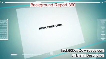 Background Report 360 - Background Report 360 Phone Number