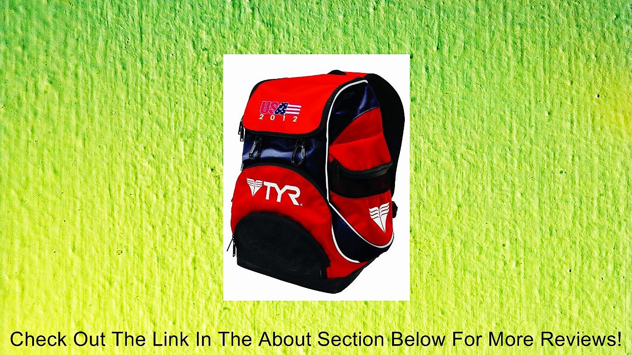TYR USA 2012 Alliance Team Backpack (White/Navy, 18.5 x 13.2 x 9.8-Inch) Review