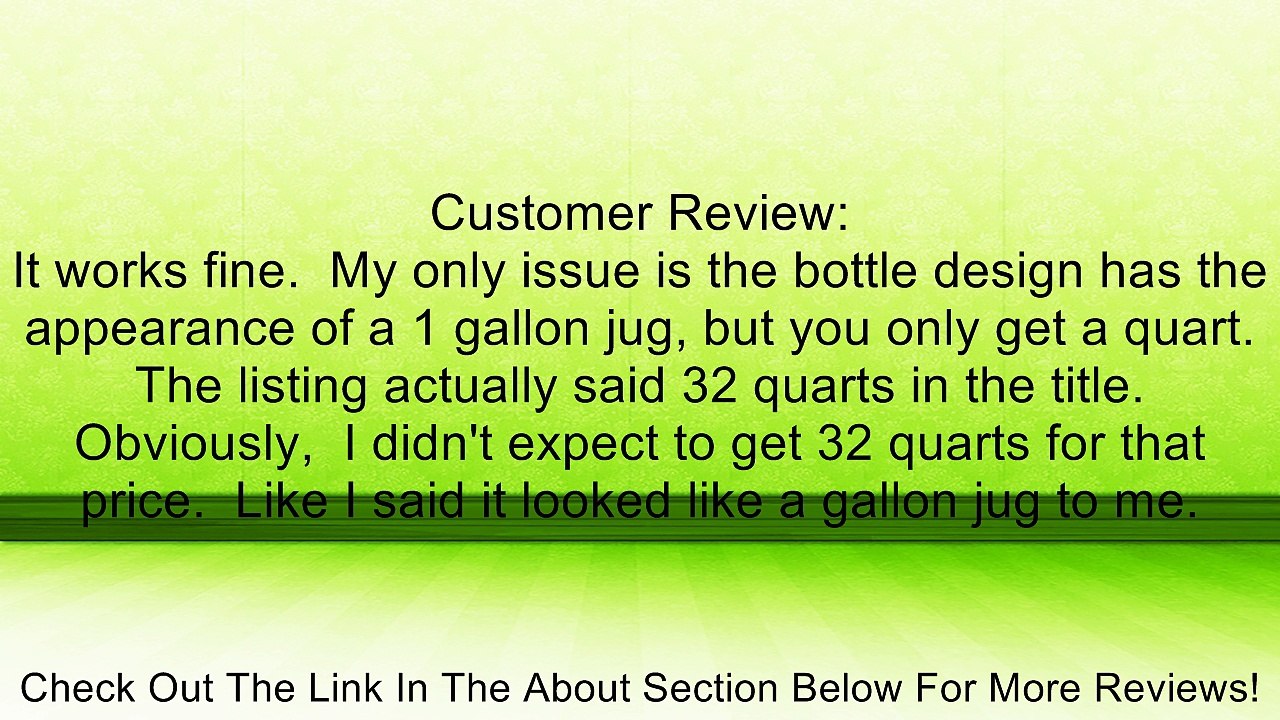 FJC 2200 Vacuum Pump Oil - 1 Quart Review