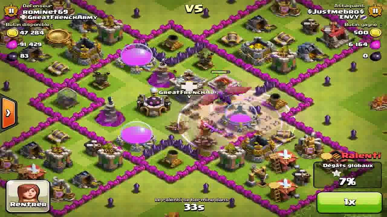 [HDV 8] Village X + Village X Piège pour HDV 7 et HDV 8! Clash of Clans