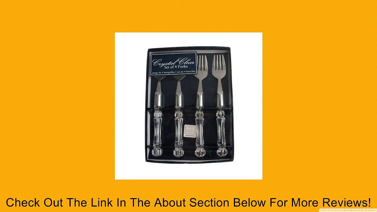 Crystal Clear Acrylic Handled Forks Review