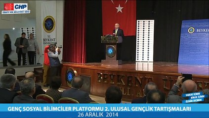 GENÇ SOSYAL BİLİMCİLER PLATFORMU 2. ULUSAL GENÇLİK TARTIŞMALARI 26/12/2014