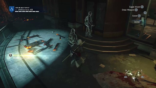 Assassin's Creed Unity Server Bridge The Resistance walkthrough Occupied Paris 1944