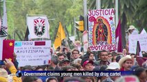 Families of 43 missing Mexican students protest