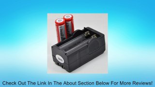WorthTrust 2 x UltraFire 18650 3000mAh 3.7V Rechargeable Battery + Charger Review