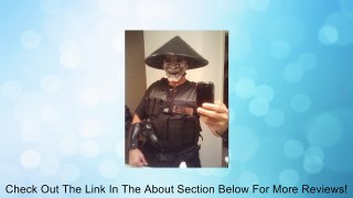 Japanese Hannya Evil Mask (Half Cover) , ฺBlack Kabuki Airsoft Mask and Prop Mask Review