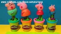 Play Doh Peppa Pig Stampers Play Dough Mummy Daddy Peppa George