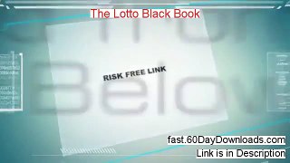The Lotto Black Book Review (Official 2014 eBook Review)